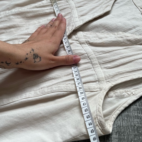 Beige Costal Vibe Cotton Vest - Picture 8 of 9